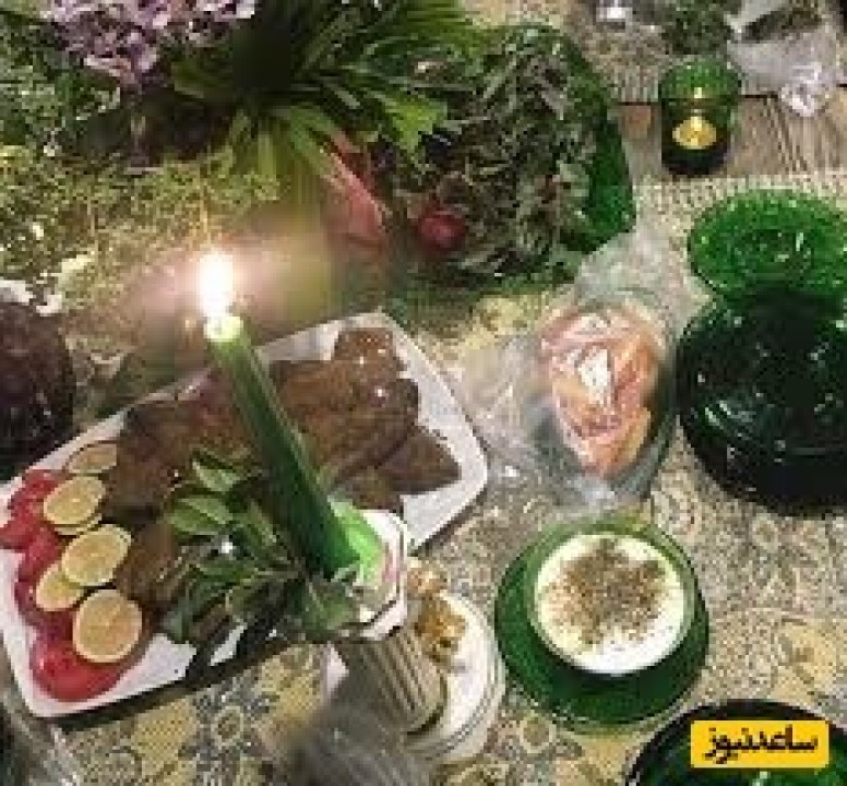 بهاره رهنما در خانه اش سفره لاکچری امام حسن مجتبی پهن کرد!+ عکس