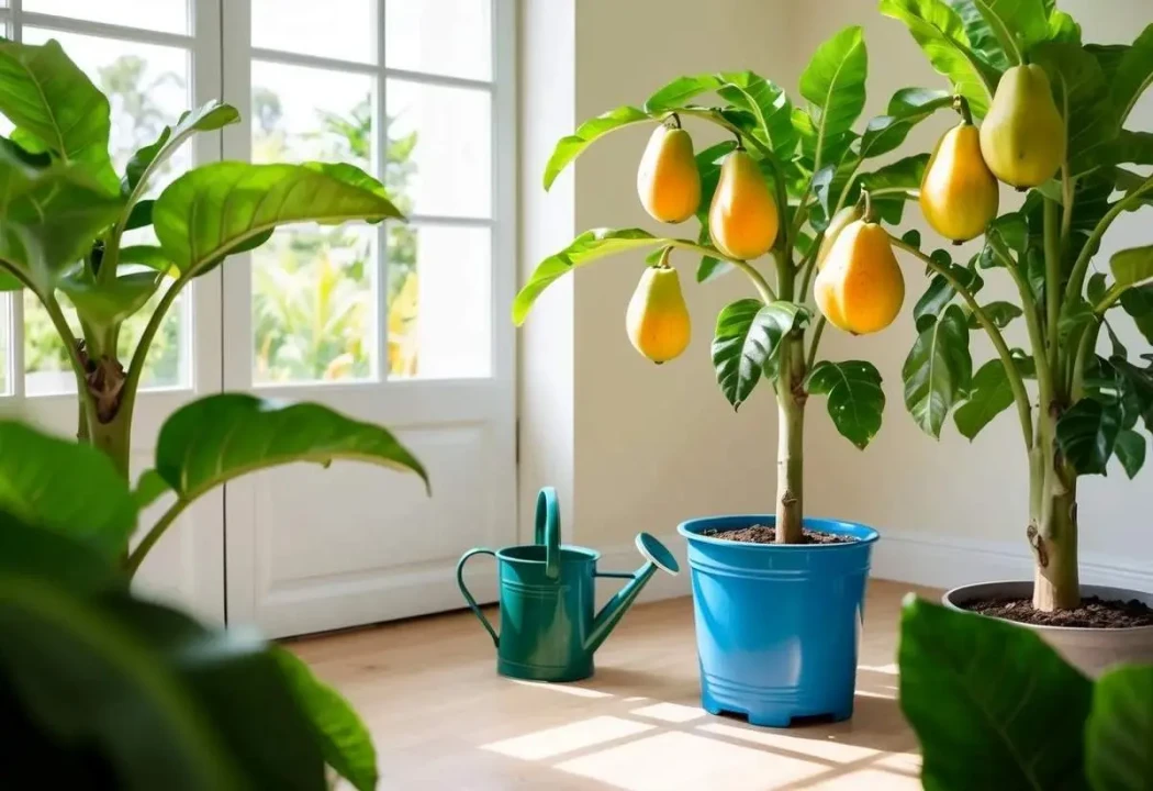 راهنمای کامل کاشت و نگهداری پاپایا در گلدان